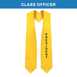 Class Leadership Stoles - Class Officer Graduation Stoles
