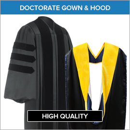 Doctoral Degree Tam, Gown & Hood Packages, Doctorate Academic Regalia