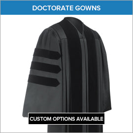 Doctoral Degree Gowns, Doctorate PhD Academic Regalia