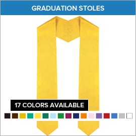 Plain Blank Graduation Stoles - Wholesale Graduation Stoles