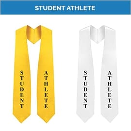 Student Athlete Graduation Stoles & Sashes