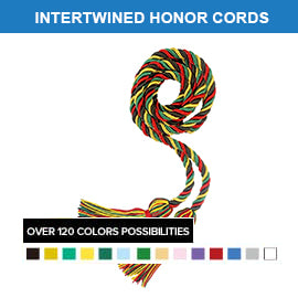 Elementary Intertwined Graduation Honor Cords