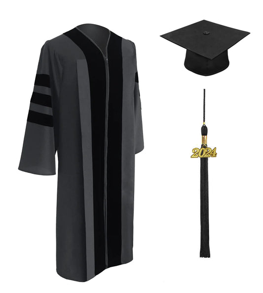Classic Doctoral Cap & Gown - Academic Regalia
