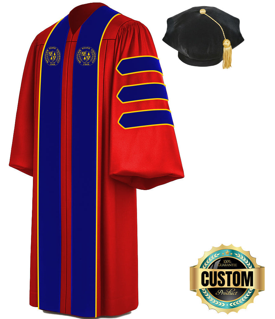 Custom Doctoral Graduation Gown And Tam Package Doctorate Regalia Custom Doctoral Graduation Gown And Tam Package Doctorate Regalia
