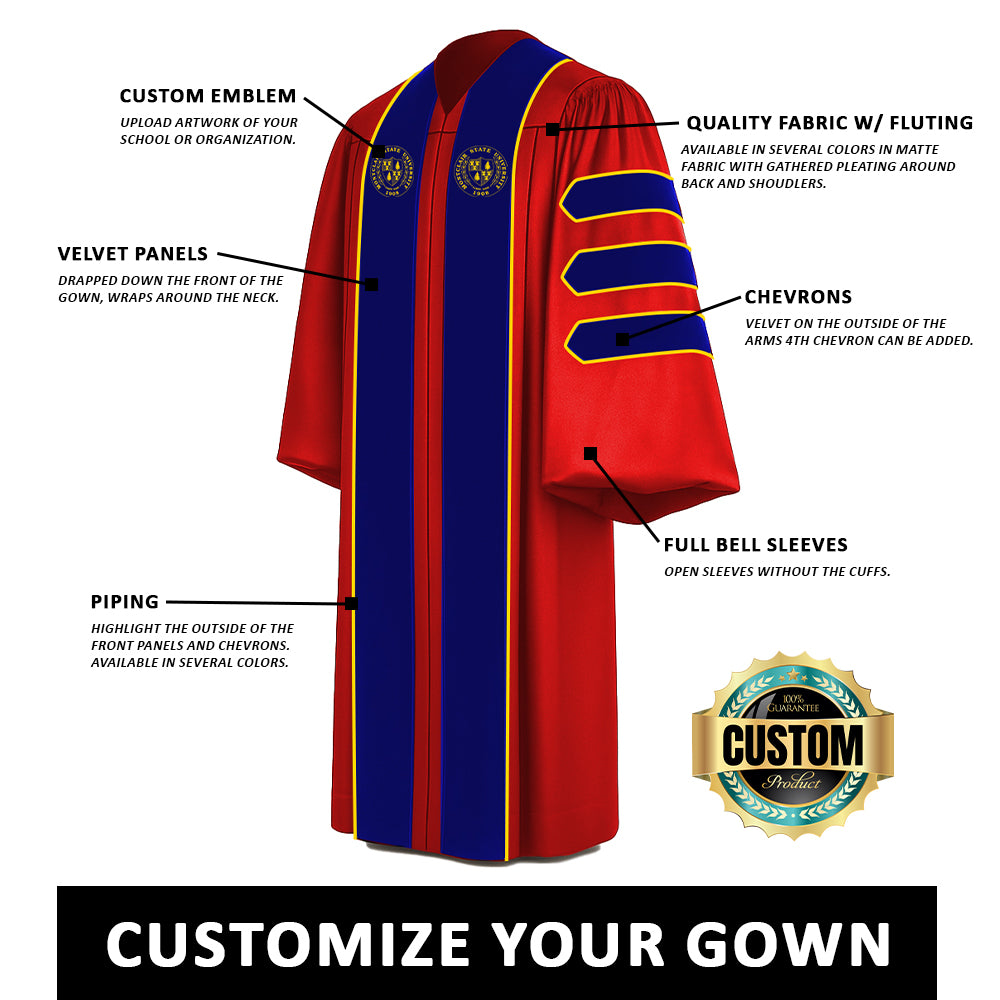 Custom Doctoral Graduation Gown
