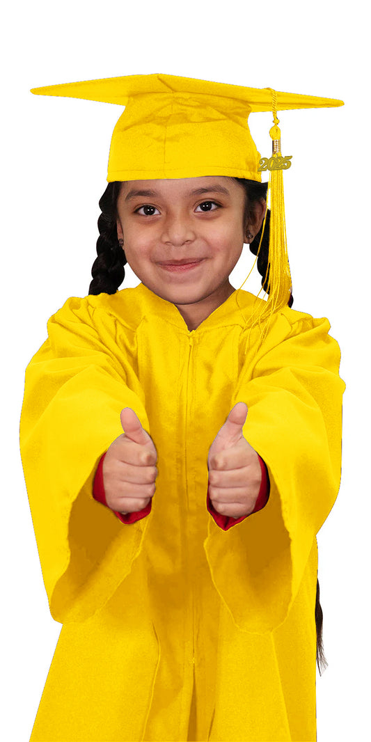Matte Gold Kindergarten/Preschool Cap & Gown