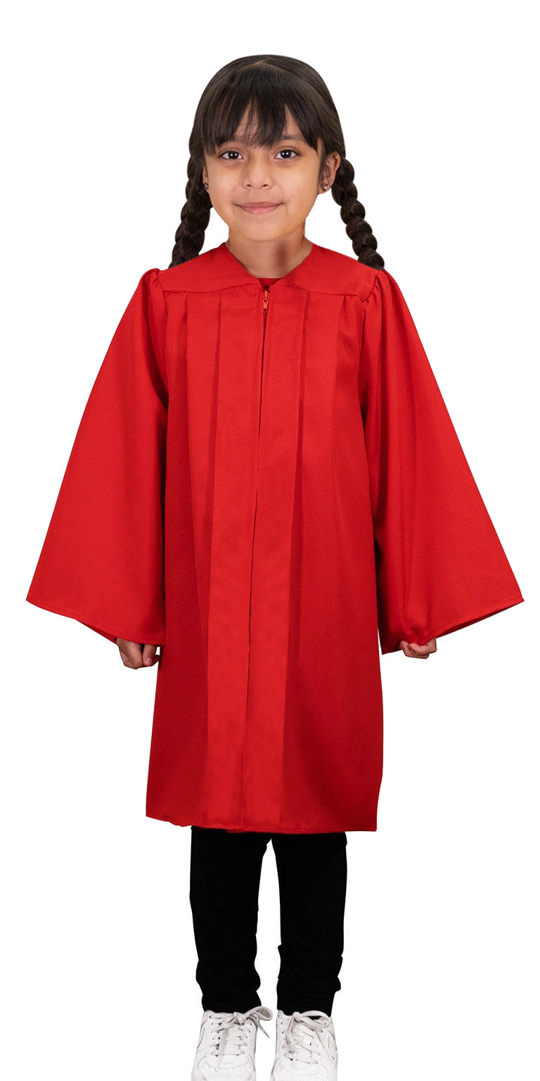Matte Red Kindergarten/Preschool Gown