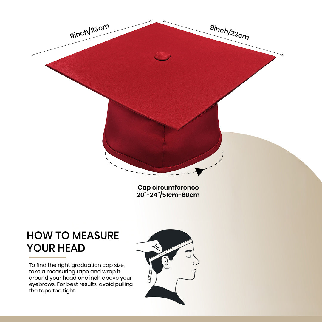 Matte Red Elementary Cap