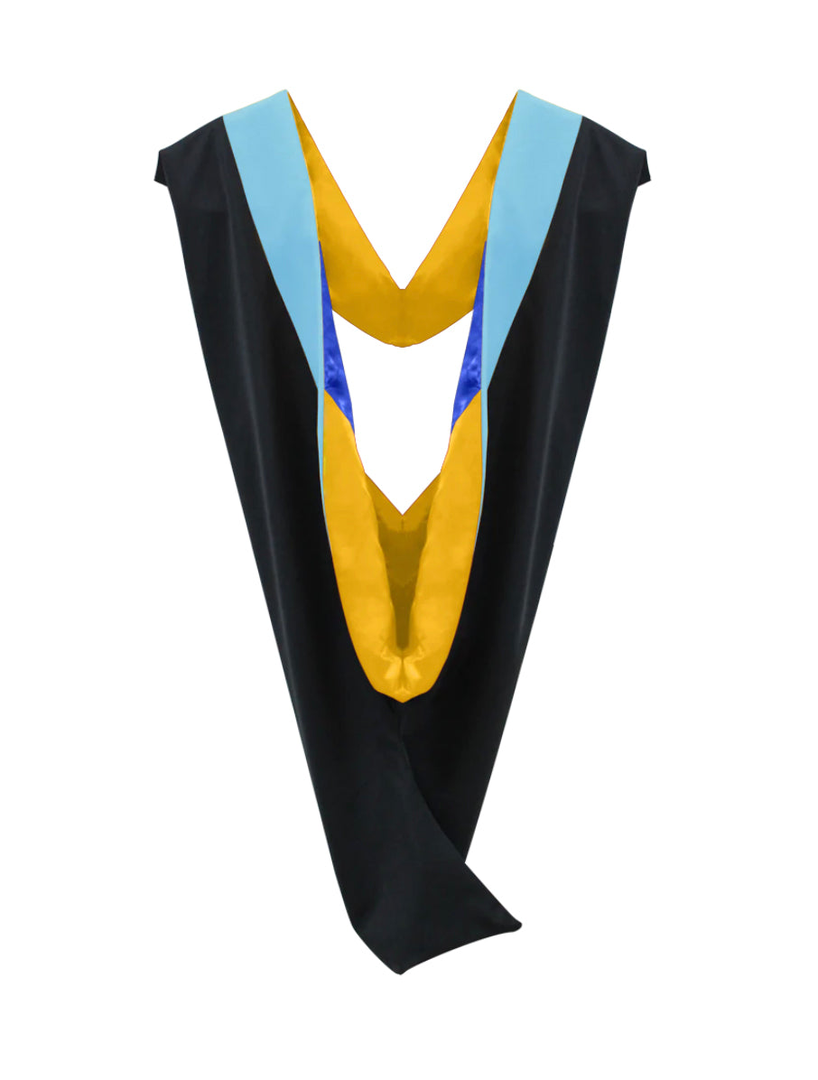 ucla graduation dress University of California PhD Gown, Hood, & Cap Regalia Set, X-Large (6'1"-6'3") / M.D. / Small/Medium (6 5/8 to 7 1/8)