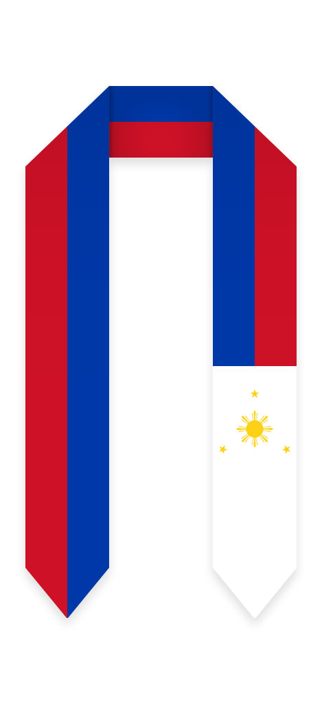 Philippines Graduation Stole - Philippine Flag Sash
