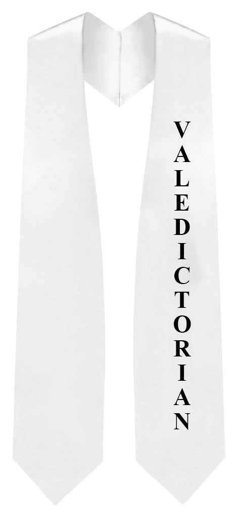 White Elementary Valedictorian Stole