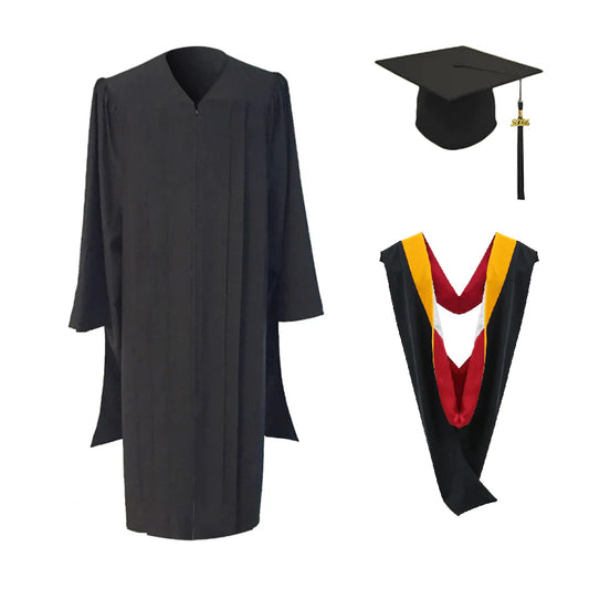 Classic Masters Academic Cap, Gown & Hood Package