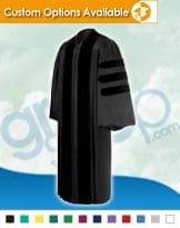 Doctoral Degree Gowns, Doctorate PhD Academic Regalia