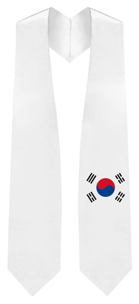 South Korea Graduation Stole - South Korean Flag Sash