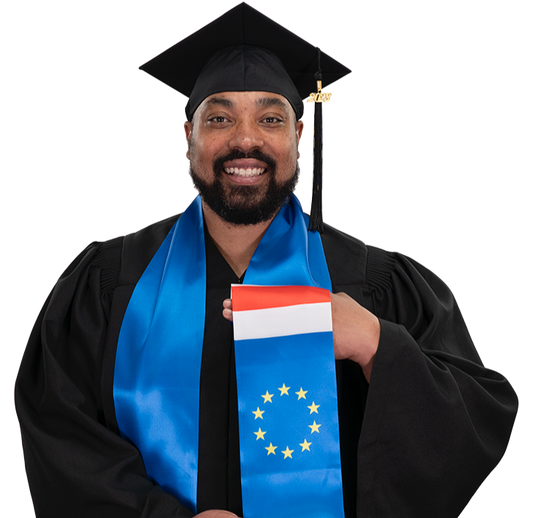 Cape Verde Graduation Stole - Cape Verde Flag Sash