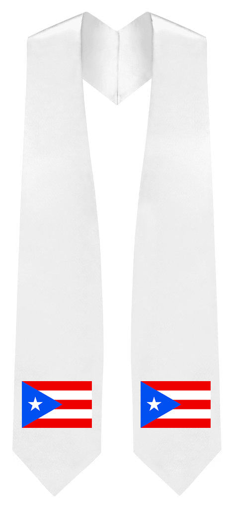 Puerto Rico Embroidered Patch Stole - Puerto Rico Patch Sash