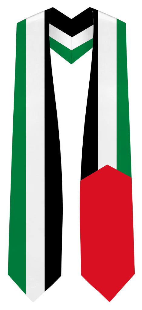 Palestine Graduation Stole - Palestinian Flag Sash