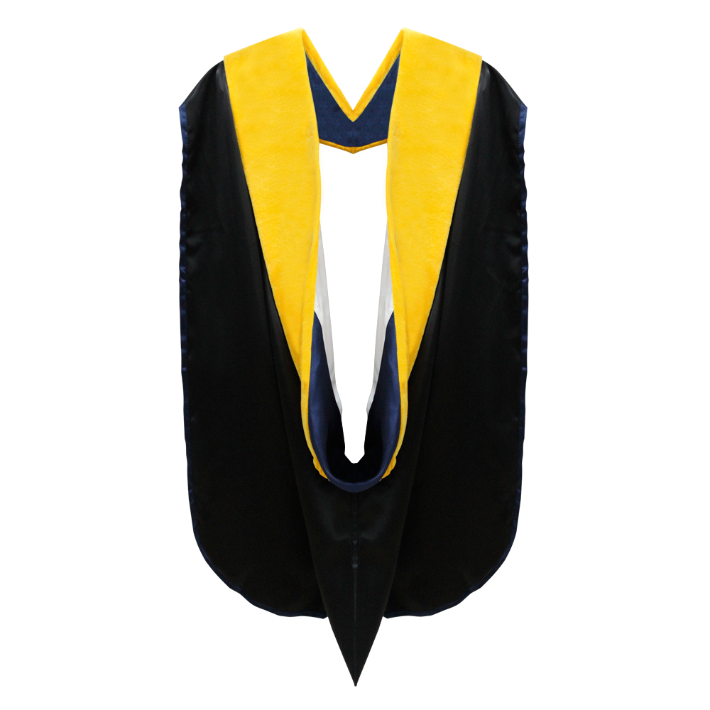 Deluxe Doctorate Hood - CUSTOM YOUR OWN