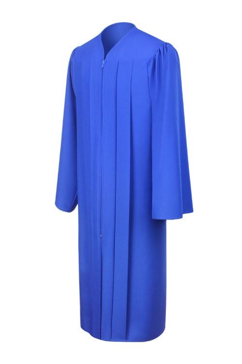 Matte Royal Blue High School Graduation Gown Matte Royal Blue High School Graduation Gown