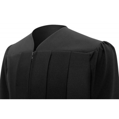 Matte Black Associates Cap & Gown