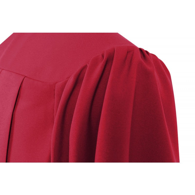 Matte Red Junior High/Middle School Cap & Gown