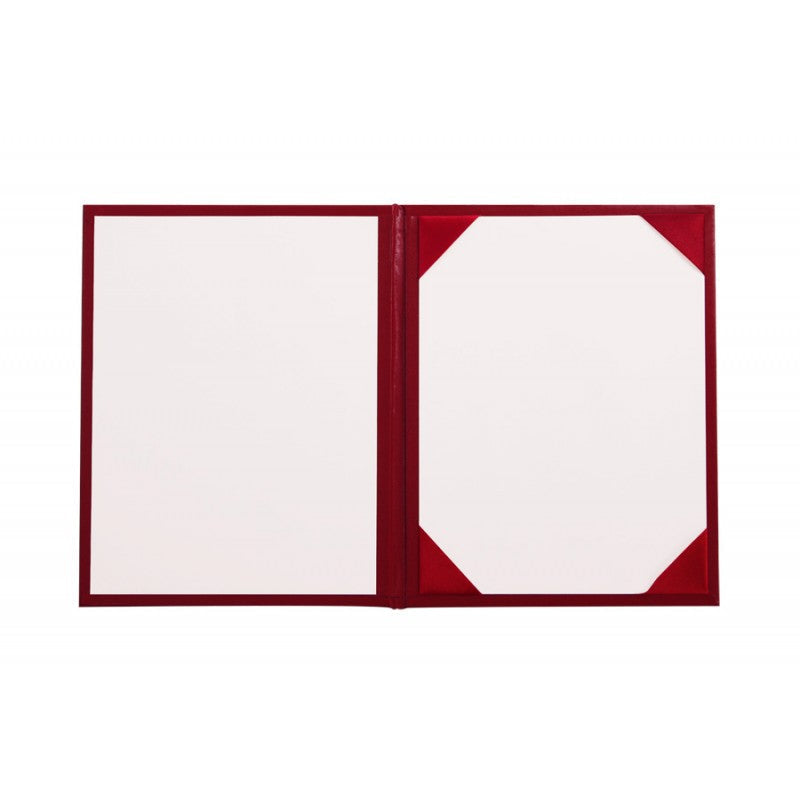 Red Imprinted College Diploma Cover
