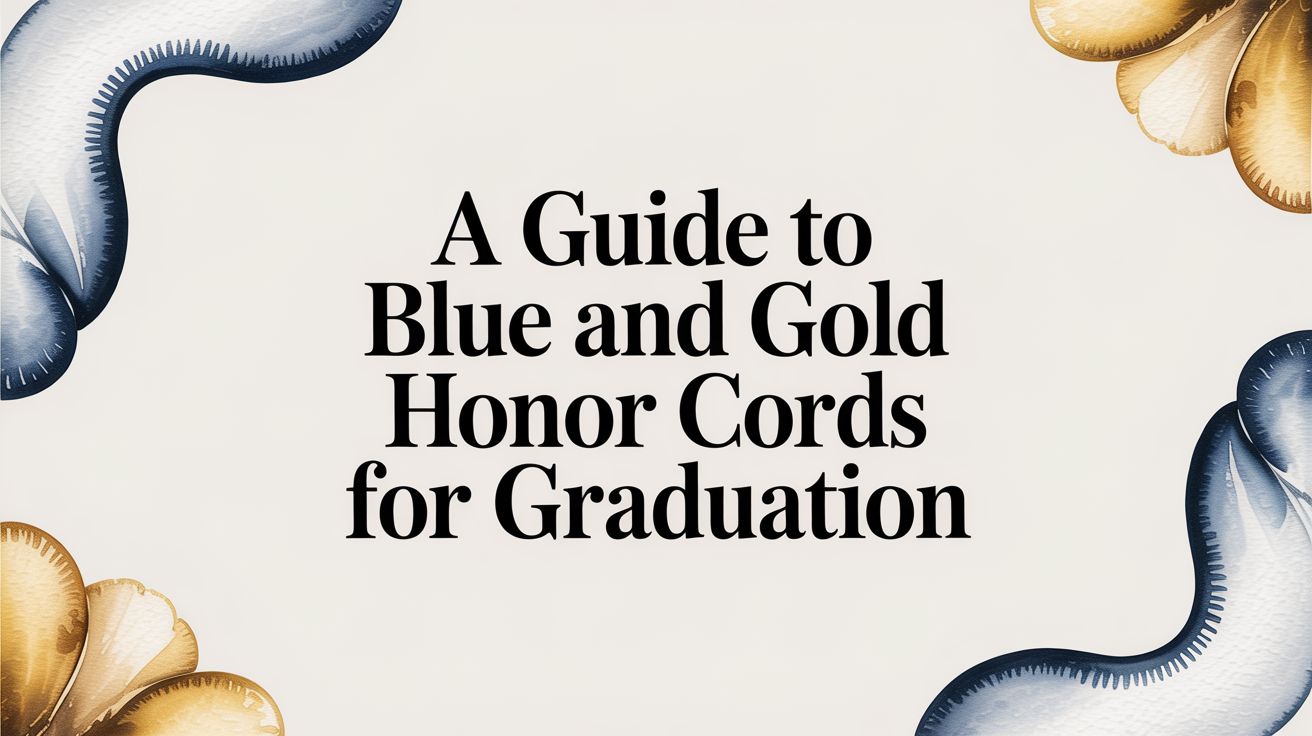 A Guide to Blue and Gold Honor Cords for Graduation
