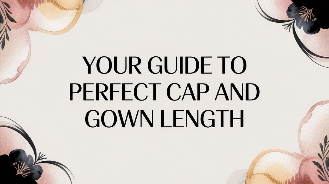 Your Guide to Perfect Cap and Gown Length