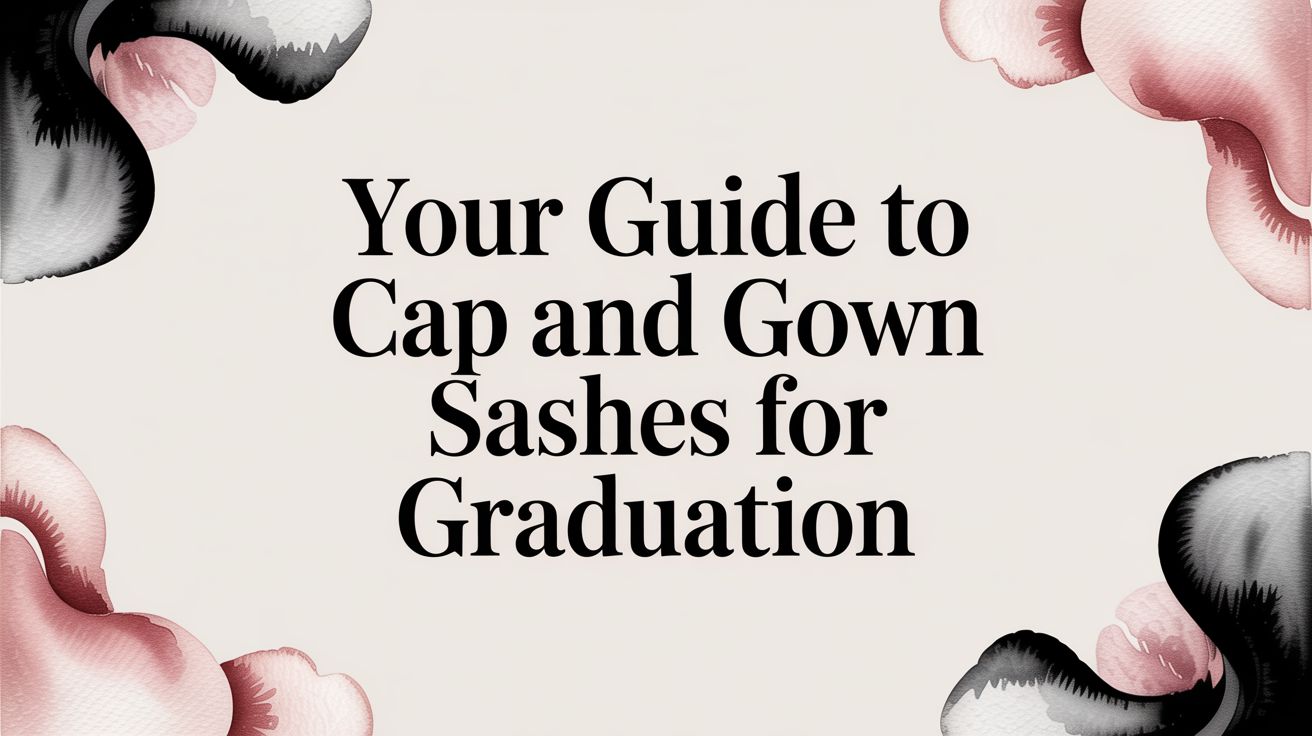 Your Guide to Cap and Gown Sashes for Graduation
