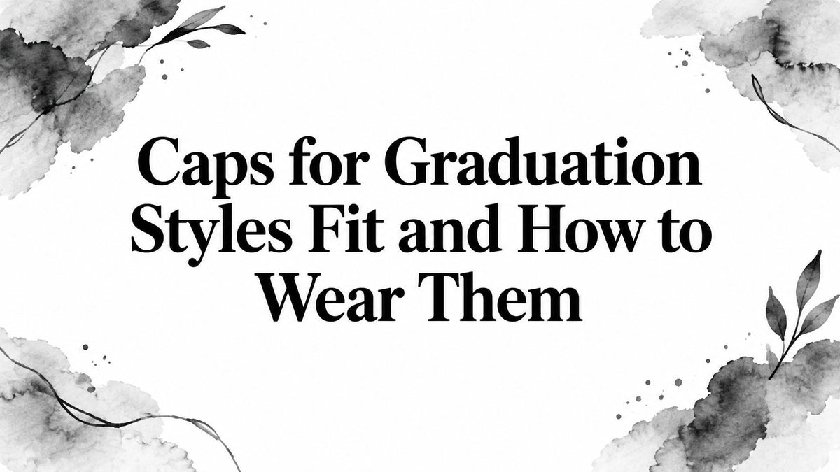 Caps for Graduation Styles Fit and How to Wear Them