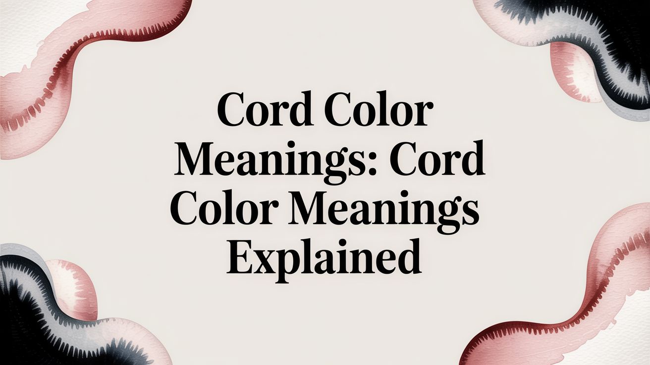 Cord Color Meanings: A Complete Guide to Graduation Cord Colors Explained
