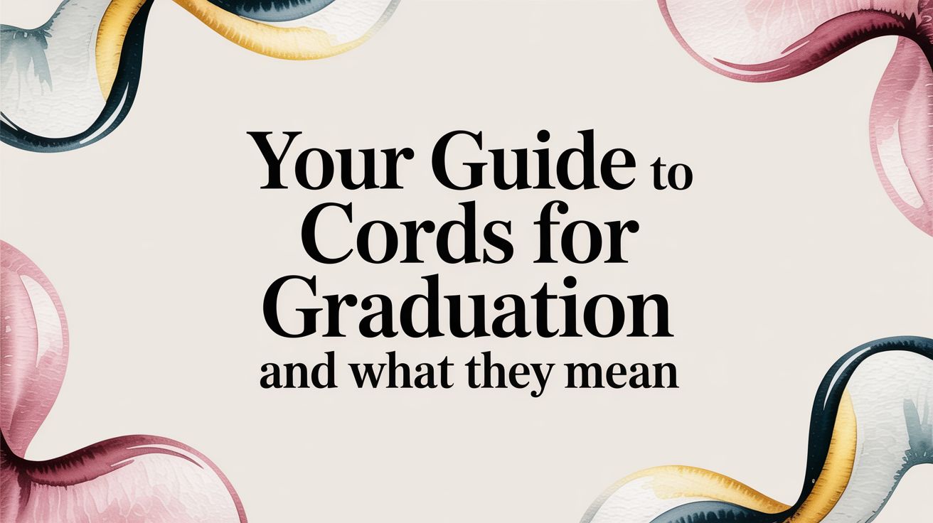 Your Guide to Cords for Graduation and What They Mean – Gradshop
