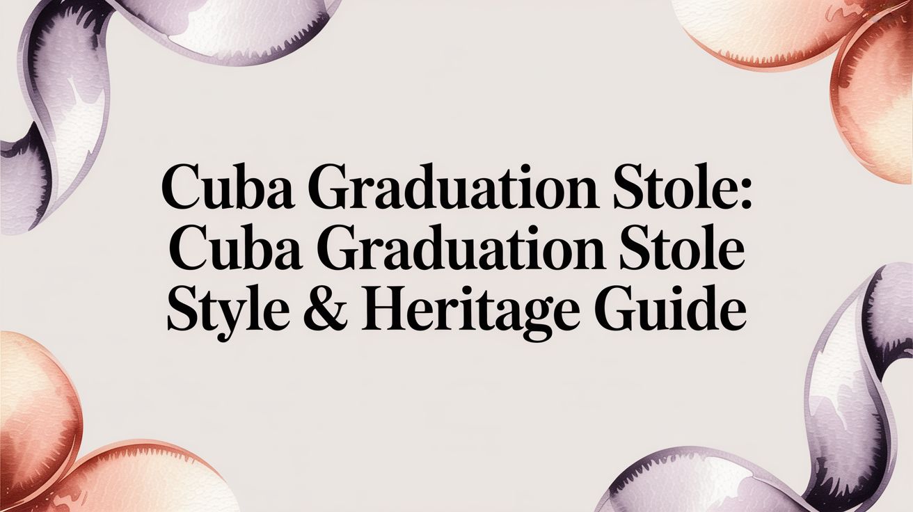 Cuba Graduation Stole: A Guide to Style & Heritage