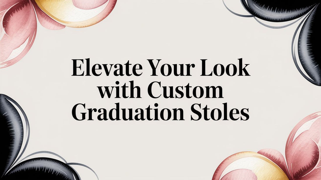 Elevate Your Look with custom graduation stoles