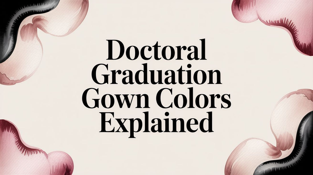 Doctoral Graduation Gown Colors Explained