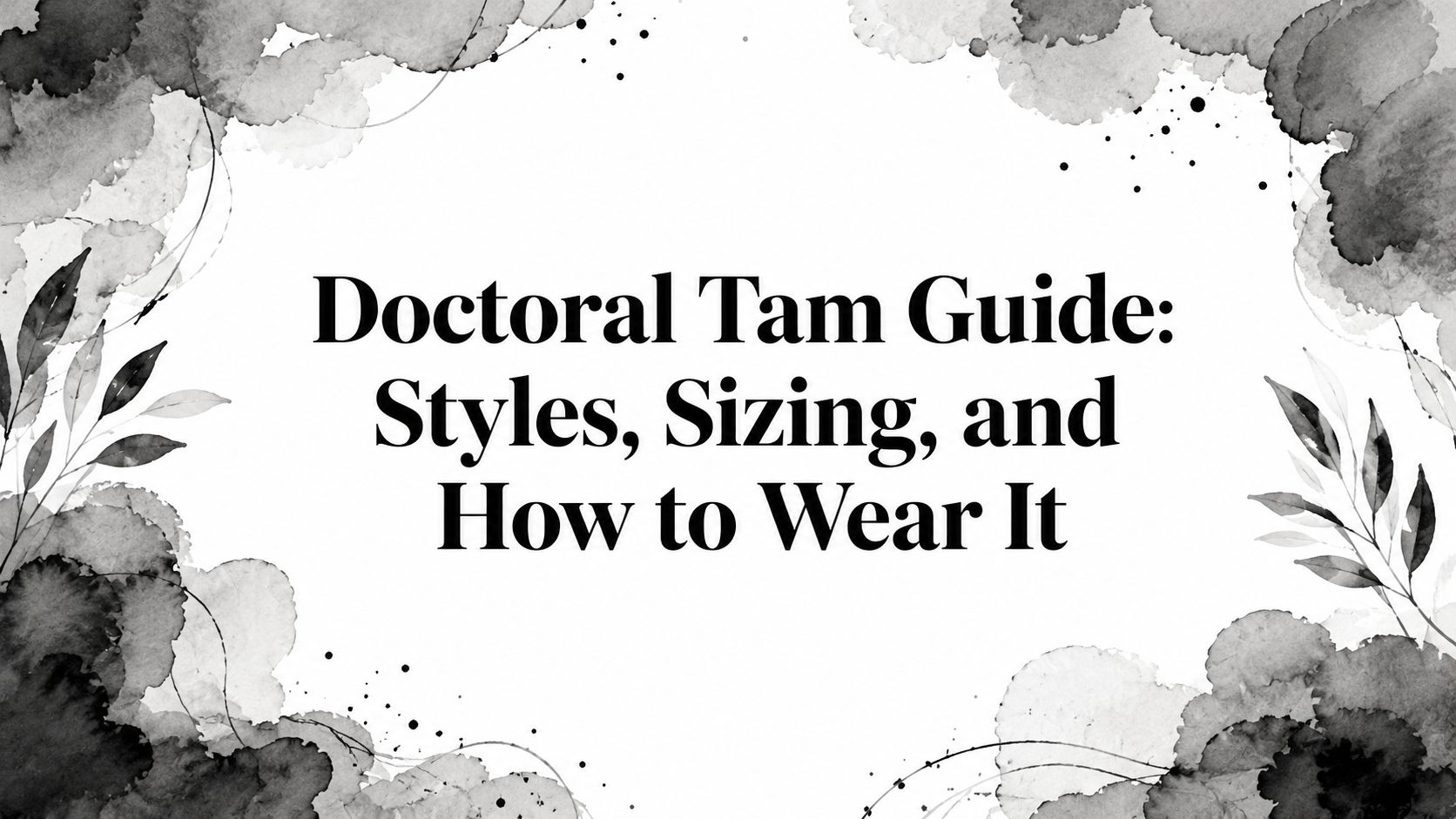 Doctoral Tam Guide: Styles, Sizing, and How to Wear It