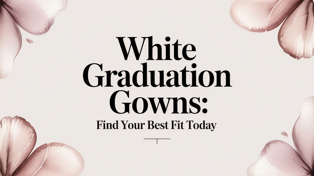White Graduation Gowns: Find Your Best Fit Today
