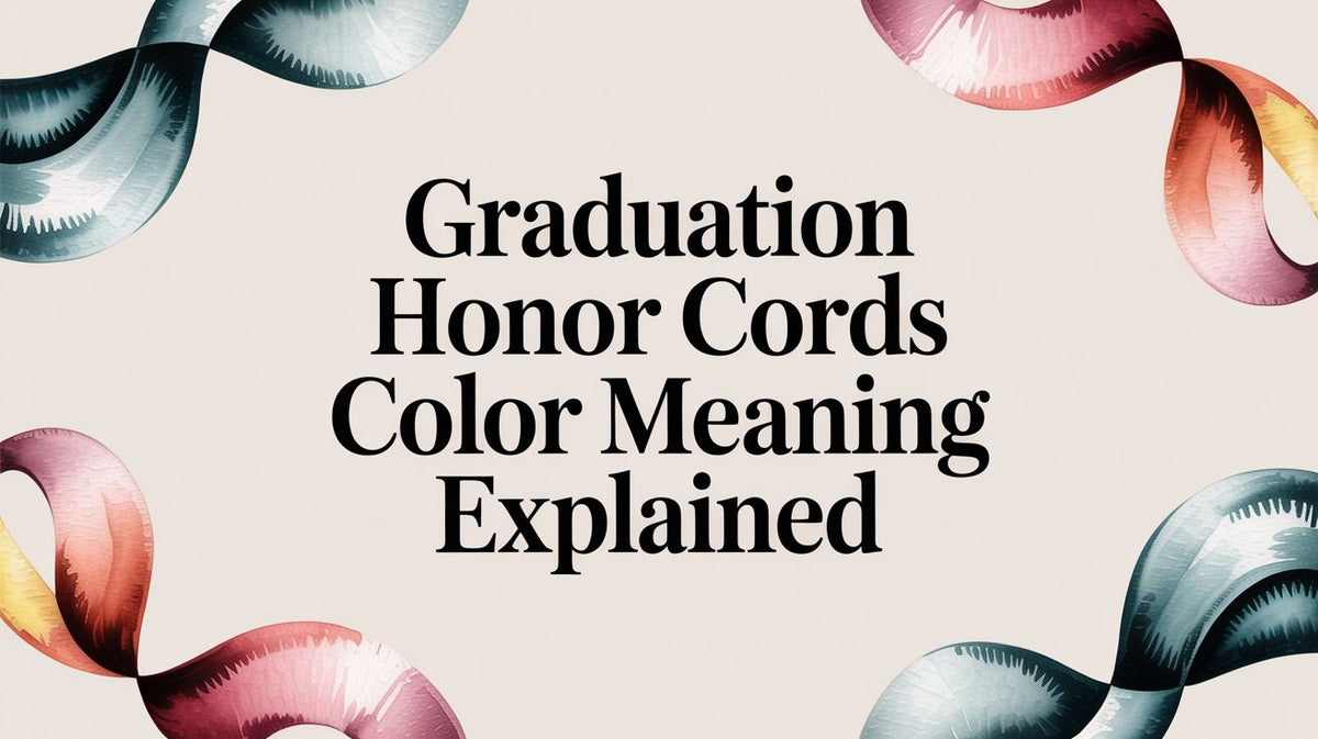 Graduation Honor Cords Color Meaning Explained – Gradshop