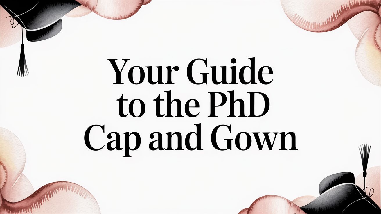 Your Guide to the PhD Cap and Gown