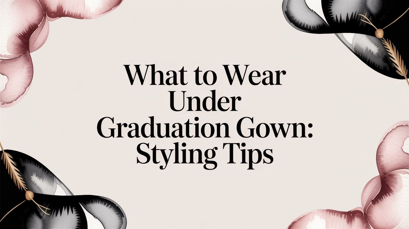 What to wear under graduation gown: styling tips