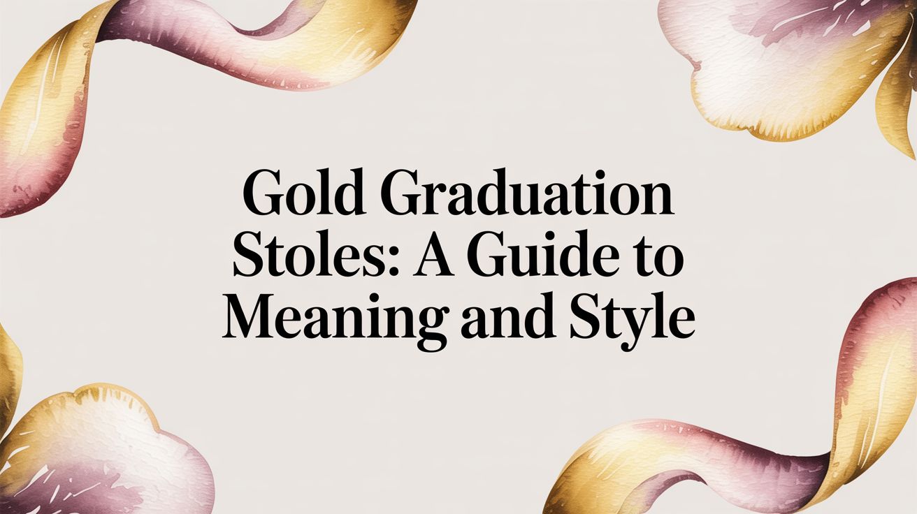 Gold Graduation Stoles: A Guide to Meaning and Style