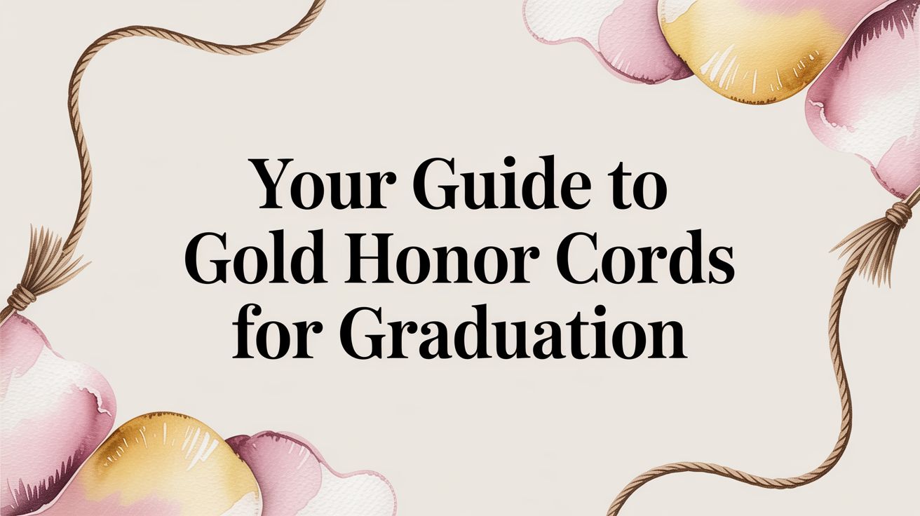 Your Guide to Gold Honor Cords for Graduation