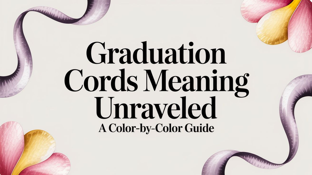 Graduation Cords Meaning Unraveled A Color-by-Color Guide – Gradshop