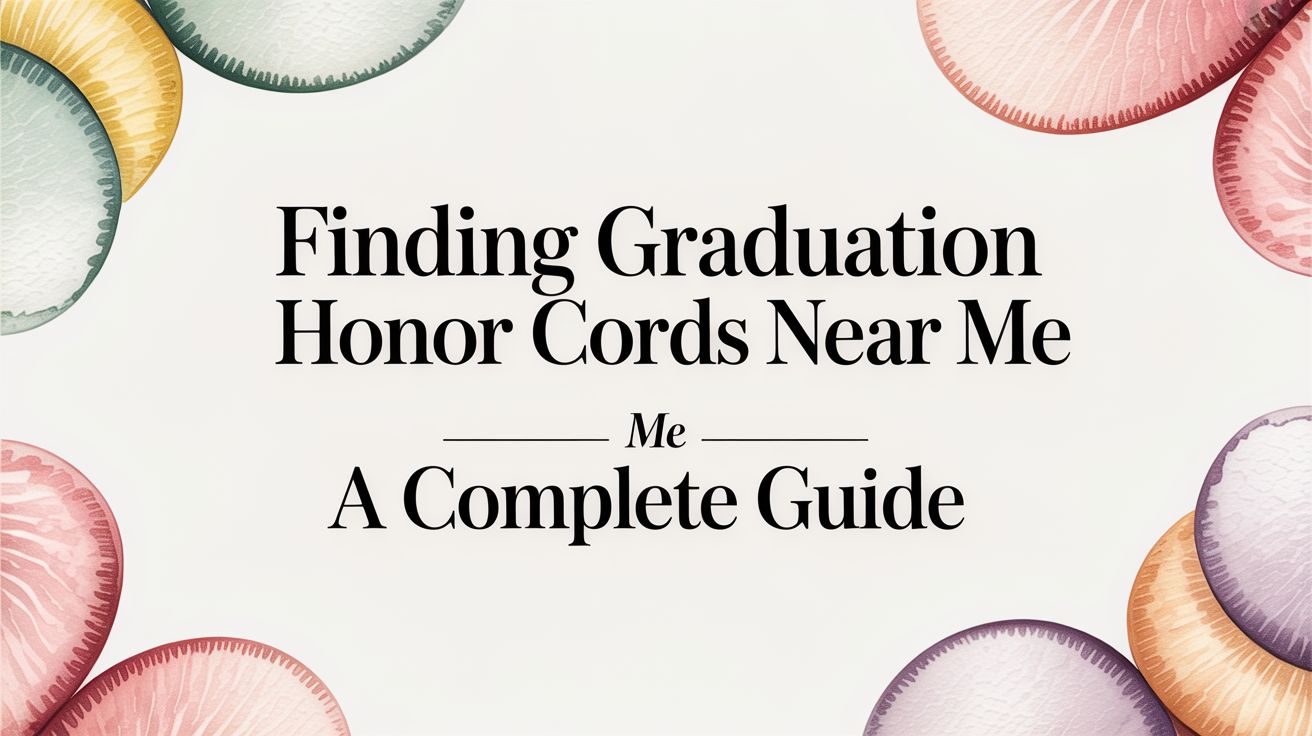 Finding Graduation Honor Cords Near Me: a Complete Guide