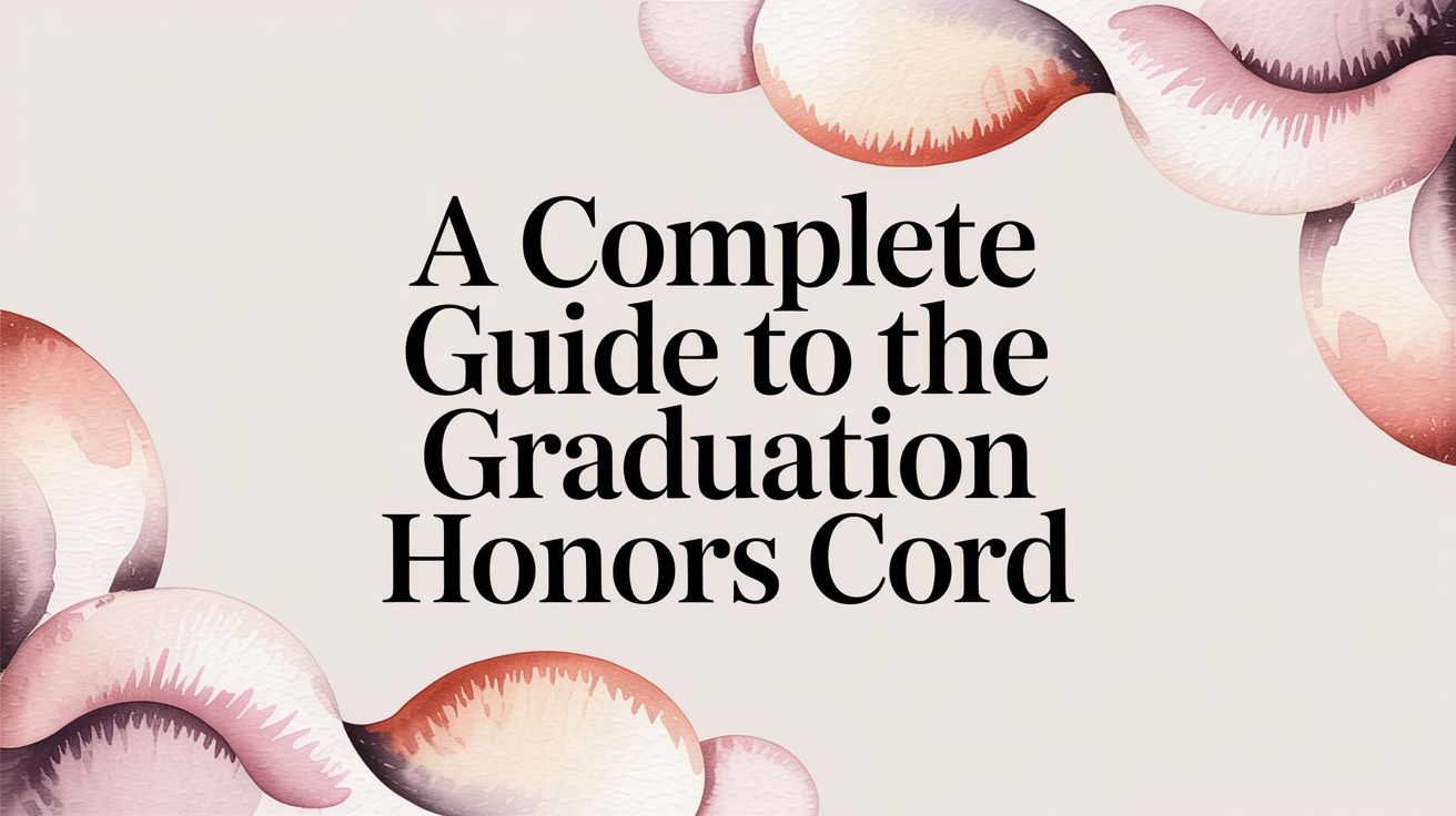A Complete Guide to the Graduation Honors Cord