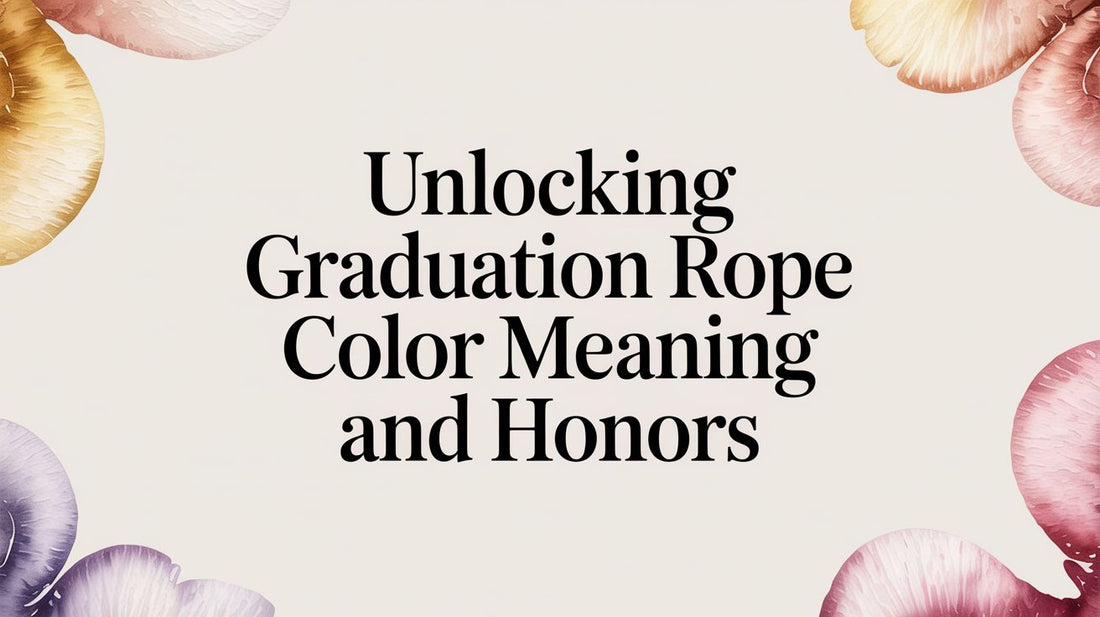 Unlocking Graduation Rope Color Meaning and Honors