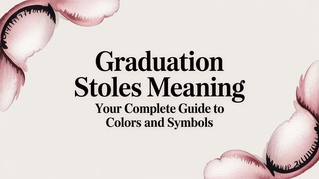 Graduation Stoles Meaning Your Complete Guide to Colors and Symbols