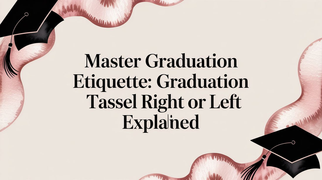 Master Graduation Etiquette: graduation tassel right or left Explained