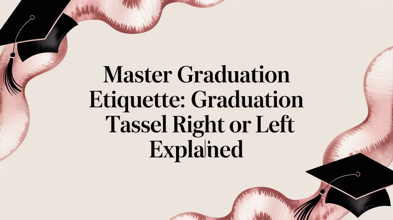 Master Graduation Etiquette graduation tassel right or left Explained