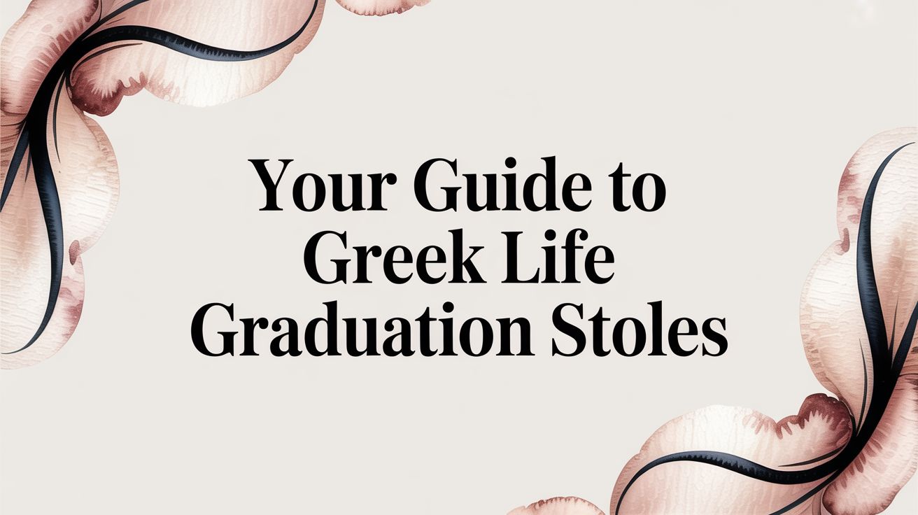 Your Guide to Greek Life Graduation Stoles